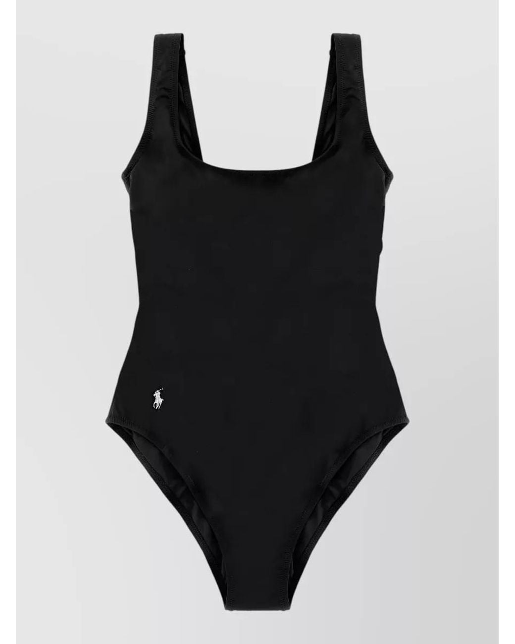 Polo Ralph Lauren Black Martinique One-Piece Swimsuit