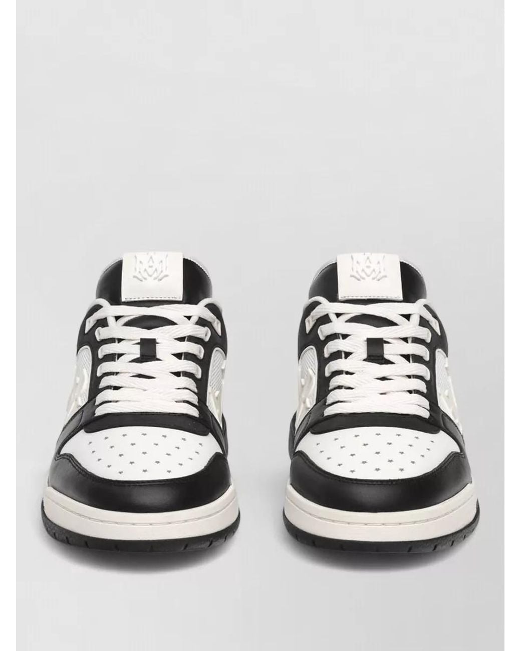 Amiri Metallic Calfskin Leather Low-Top Sneakers for men