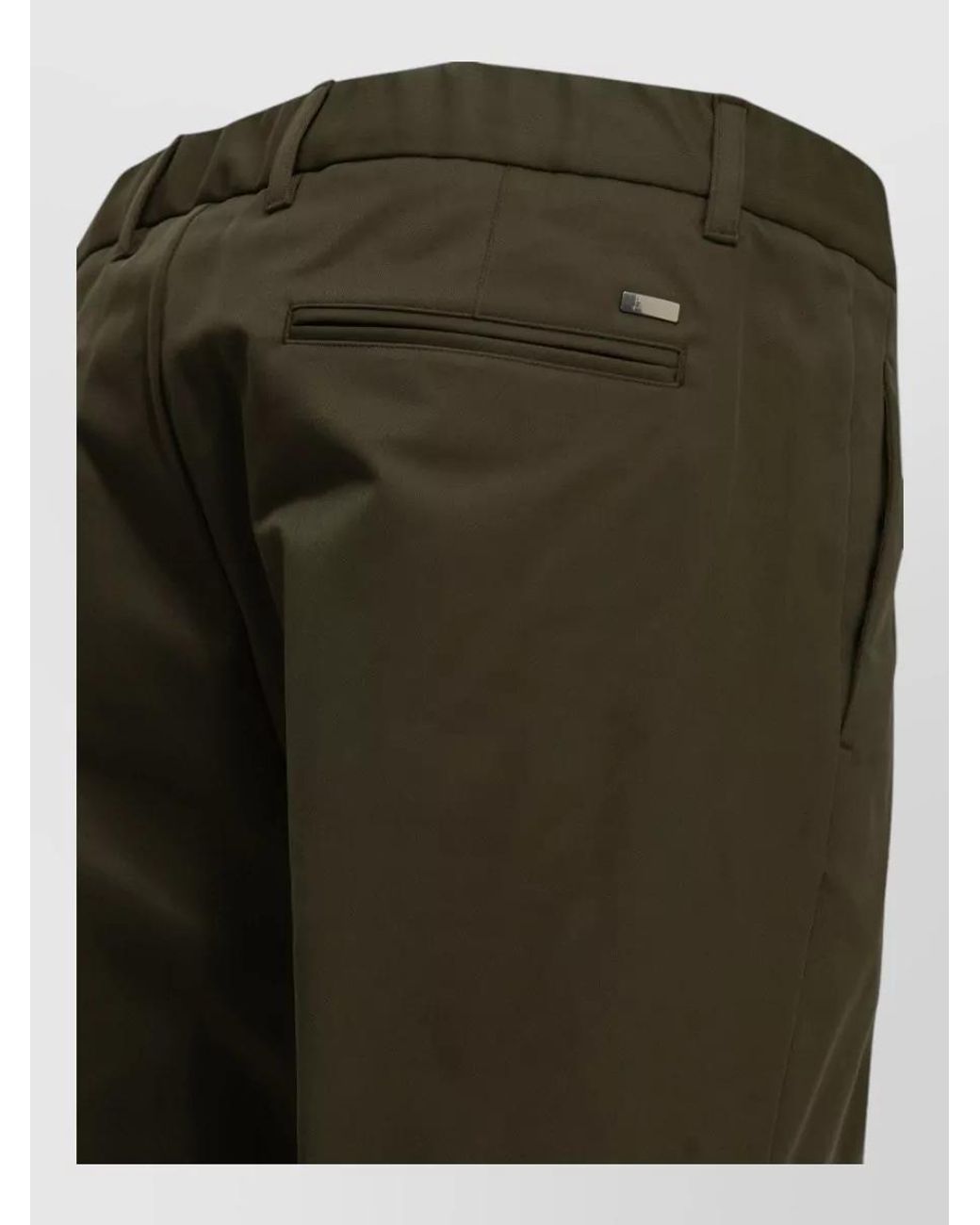 Herno Green Tailored Shorts for men