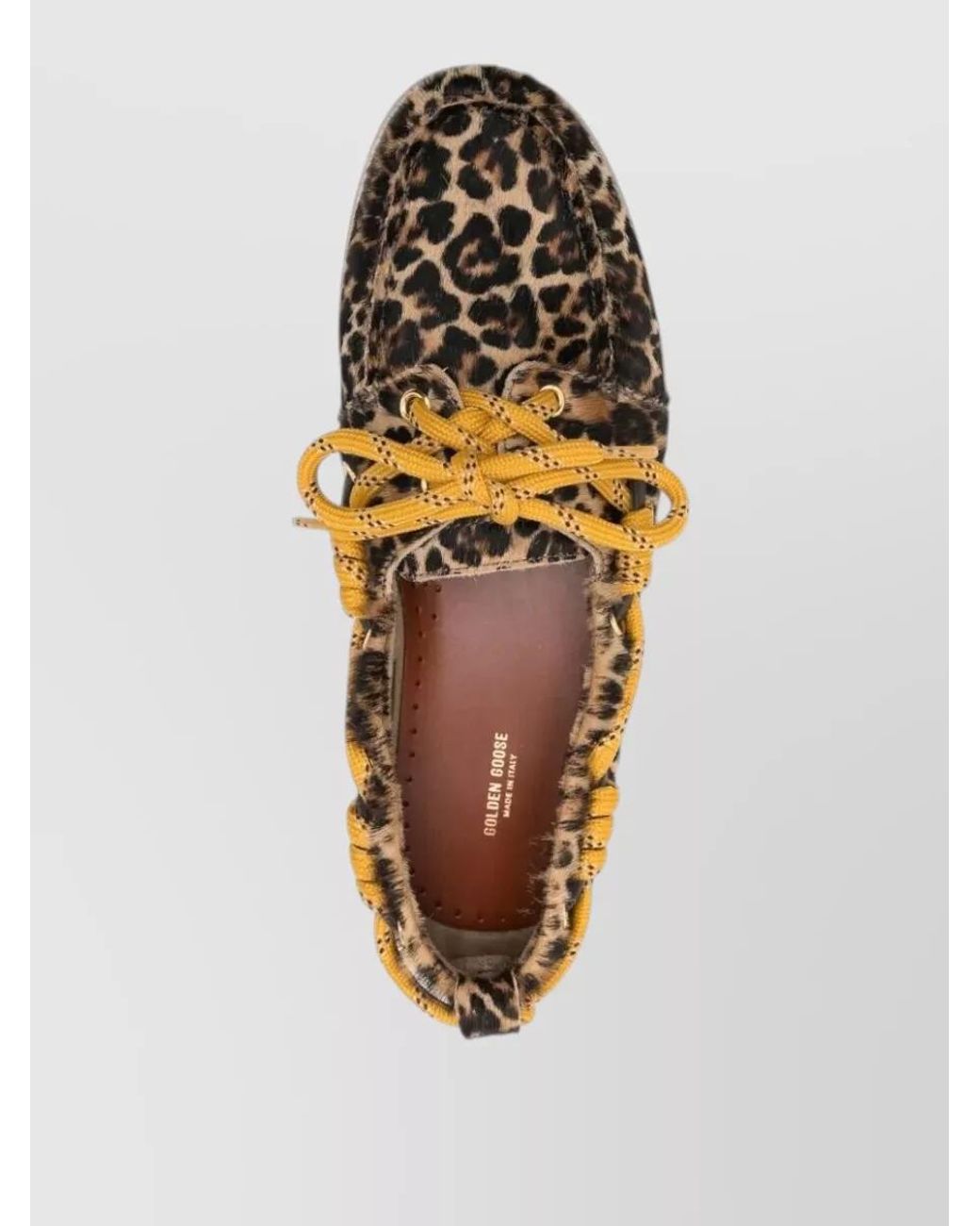 Golden Goose Deluxe Brand Multicolor Leopard-Print Leather Loafers