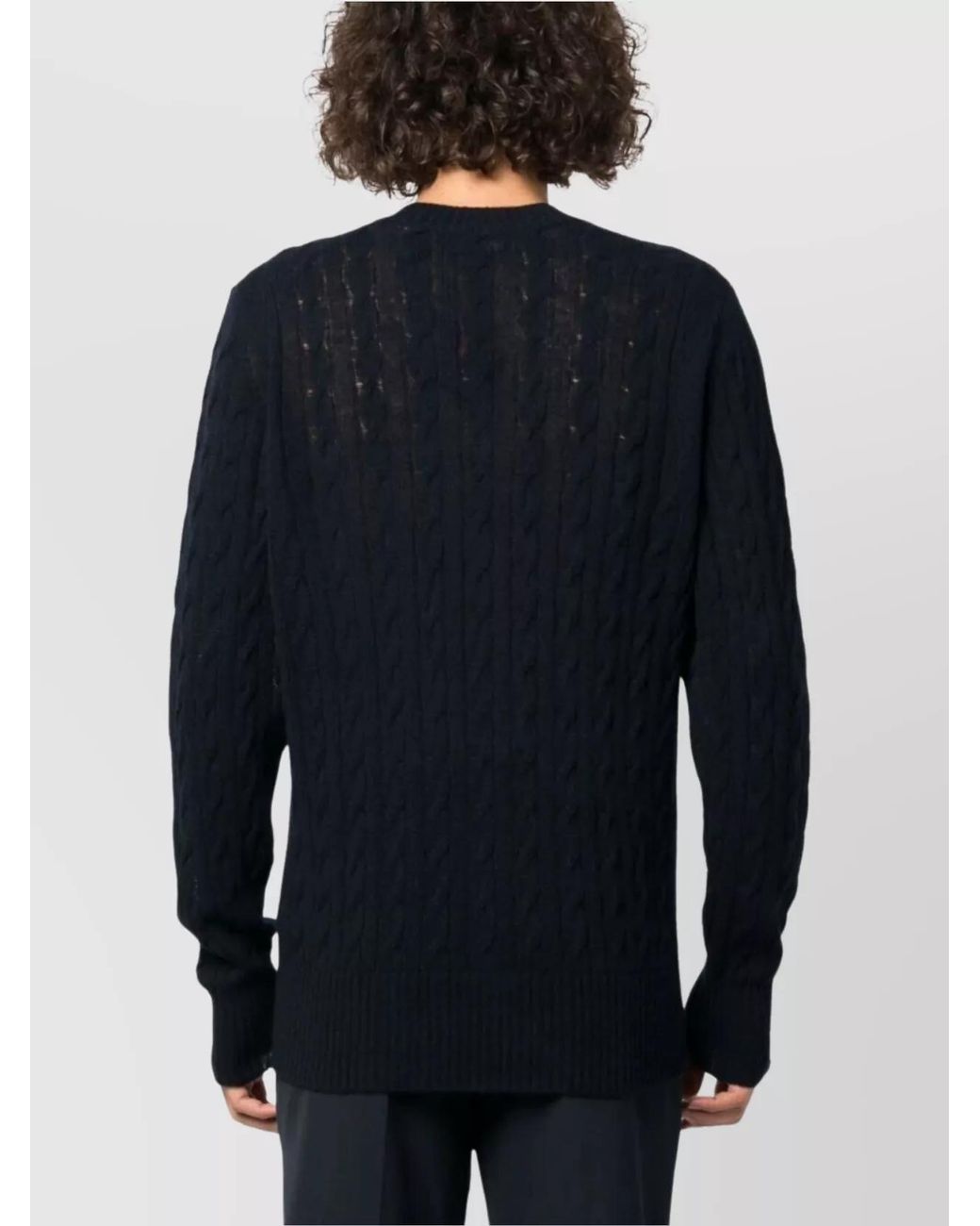 Etro Blue Wool Jumper for men