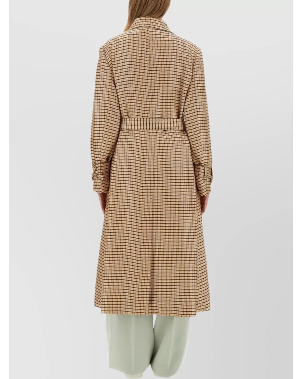 Lanvin Natural Belted Trench Coat