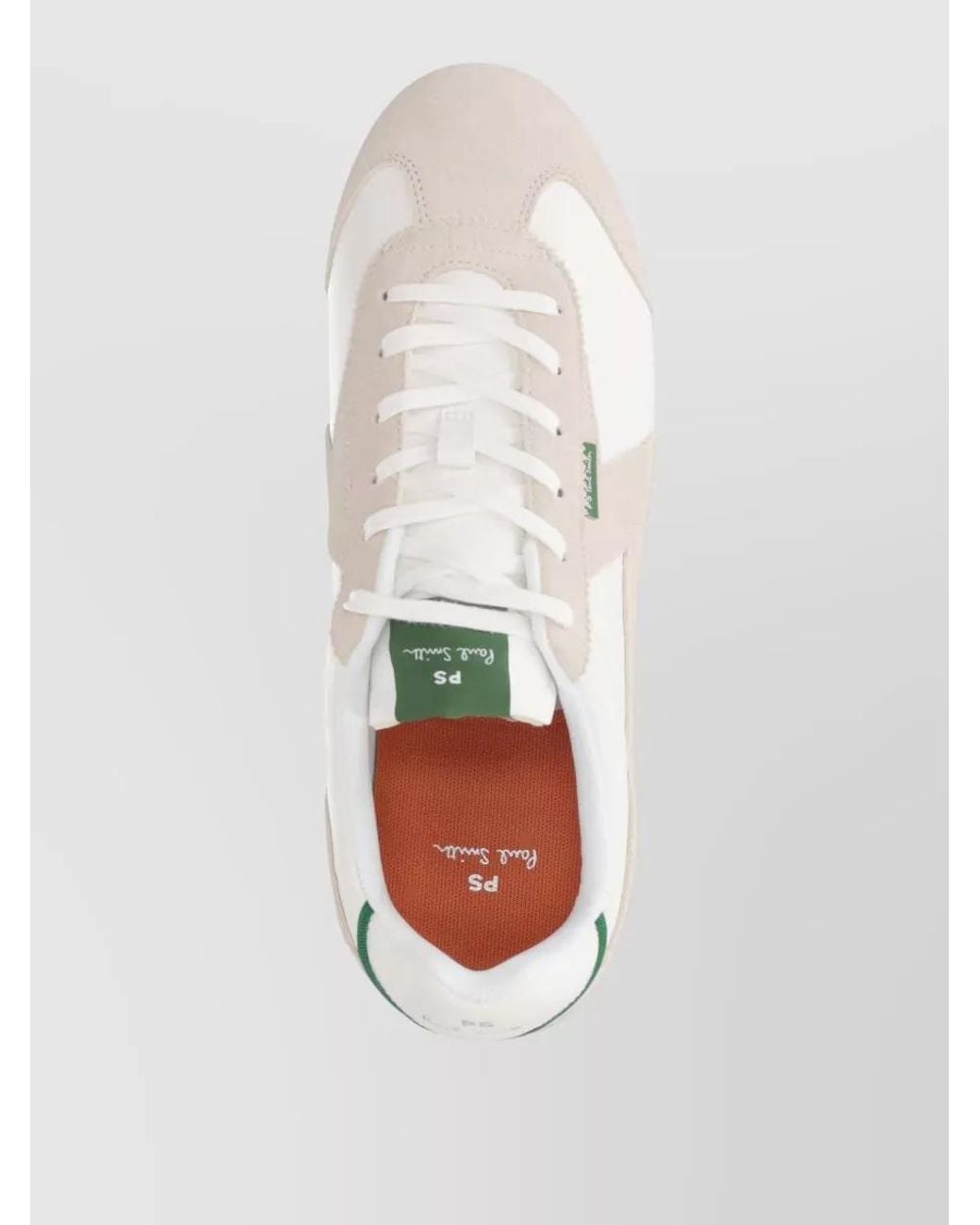 Paul Smith Natural Leather Low-Top Sneakers for men