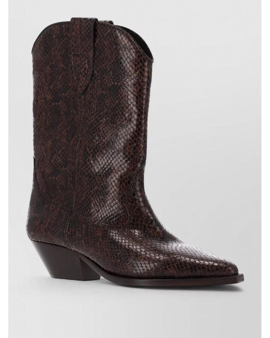 Isabel Marant Brown Leather Ankle Boots