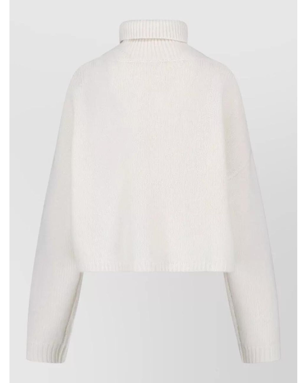 Lisa Yang White Cashmere Crewneck Sweater
