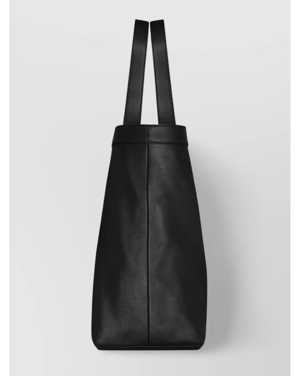 Saint Laurent Black Leather Large Tote Bag for men