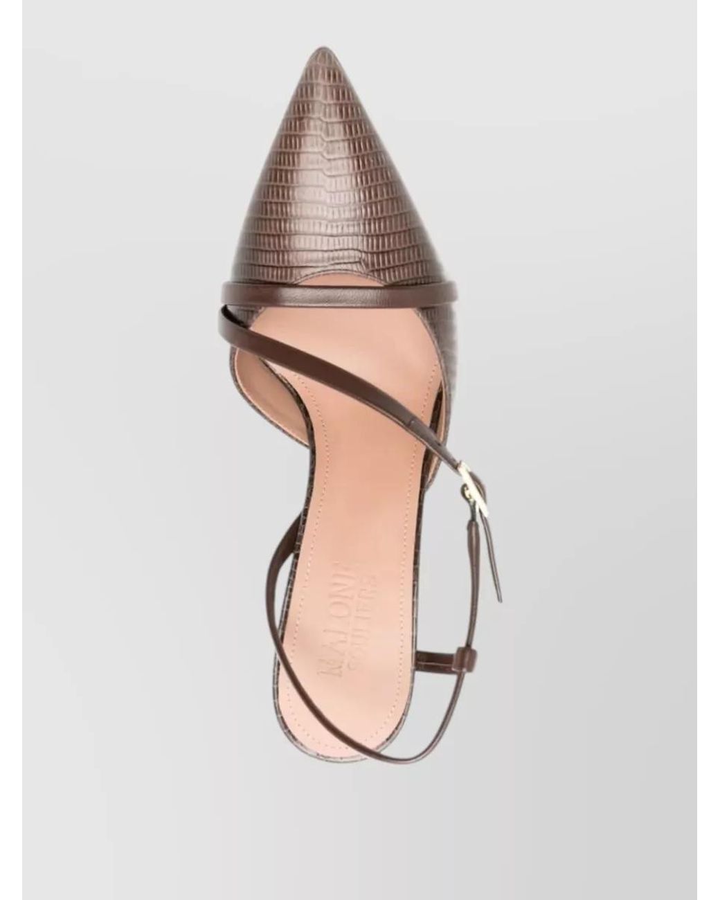 Malone Souliers Pink Leather Pointed Pumps