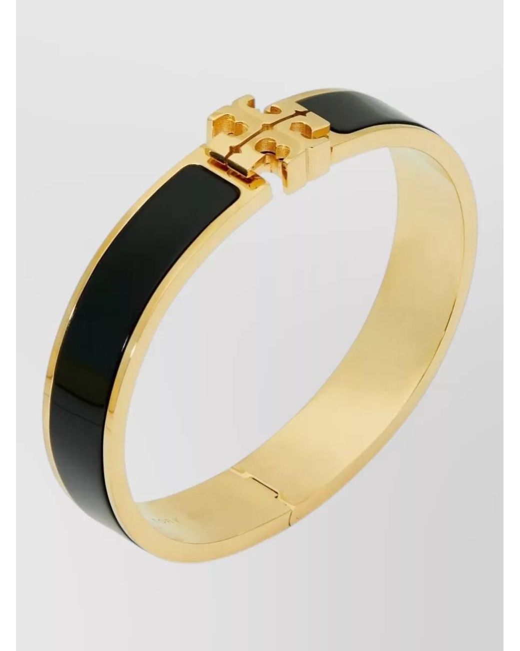 Tory Burch Natural Enamel Logo Bracelet
