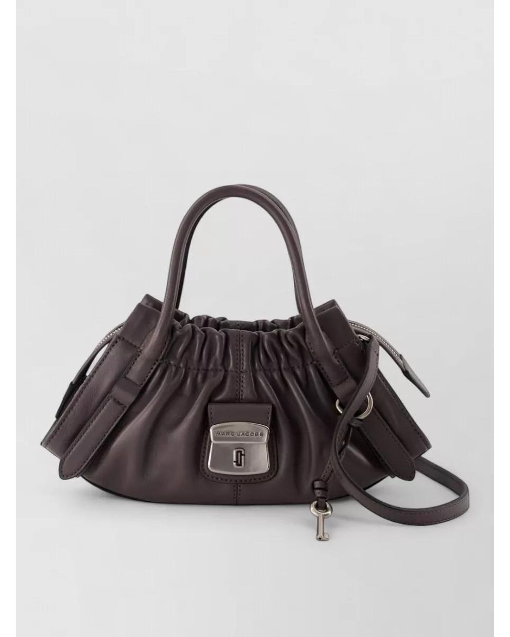 Marc Jacobs Metallic The Small Satchel Lambskin Shoulder Bag