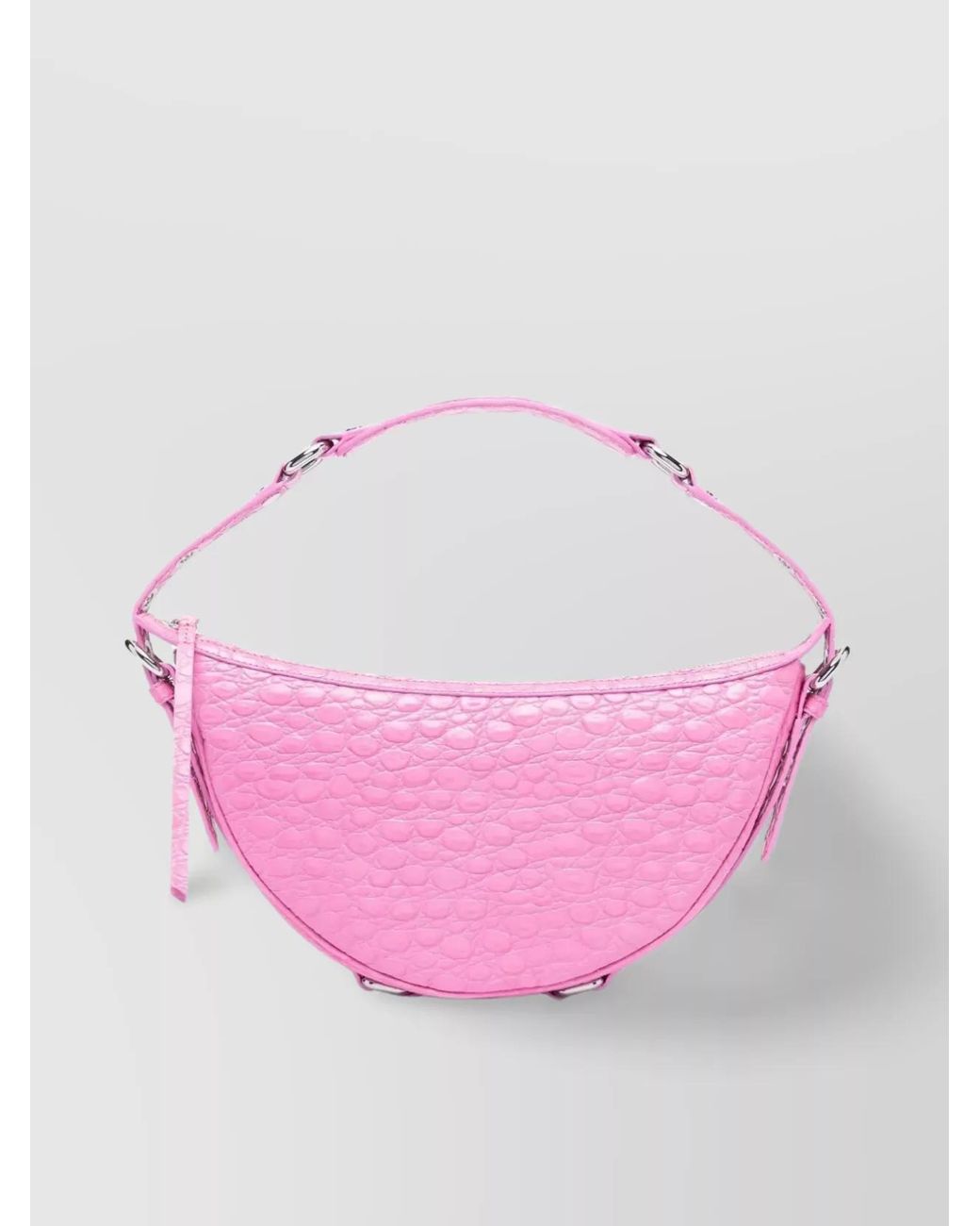 By Far Pink Gib Calf Leather Shoulder Bag