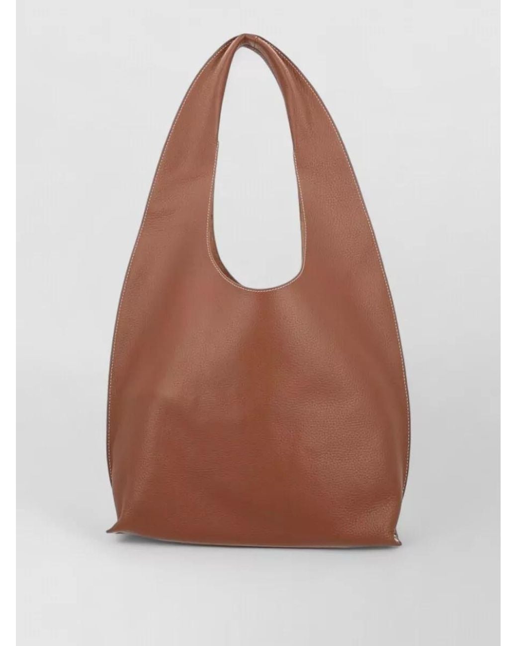 A.P.C. Brown Neige Leather Tote Bag