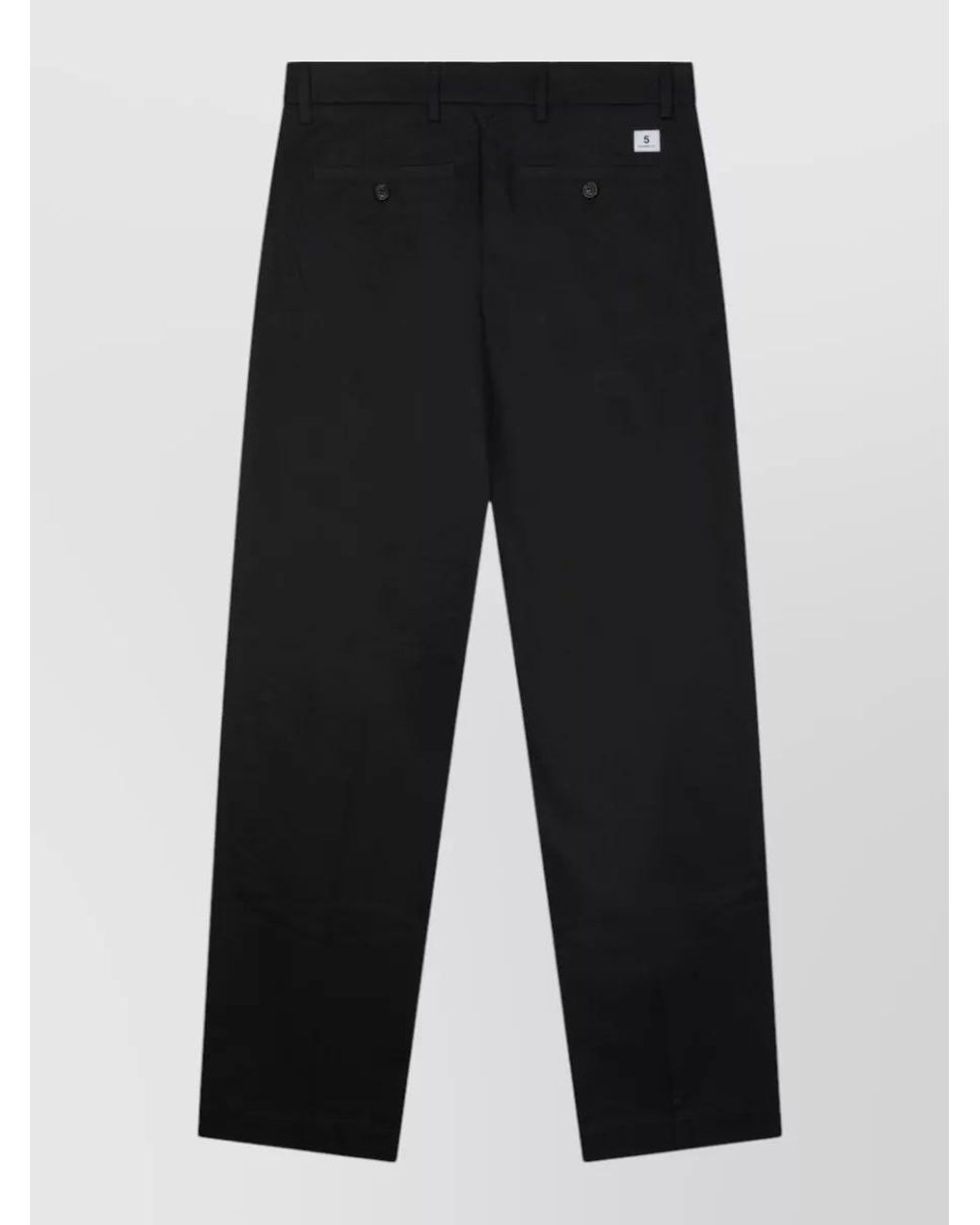 Department 5 Black Wide-Leg Trousers for men