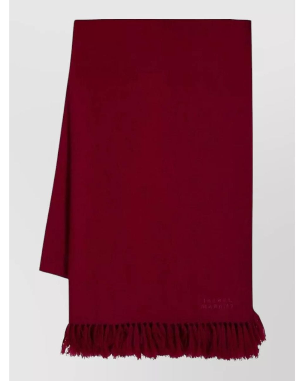 Isabel Marant Red Cashmere Scarf