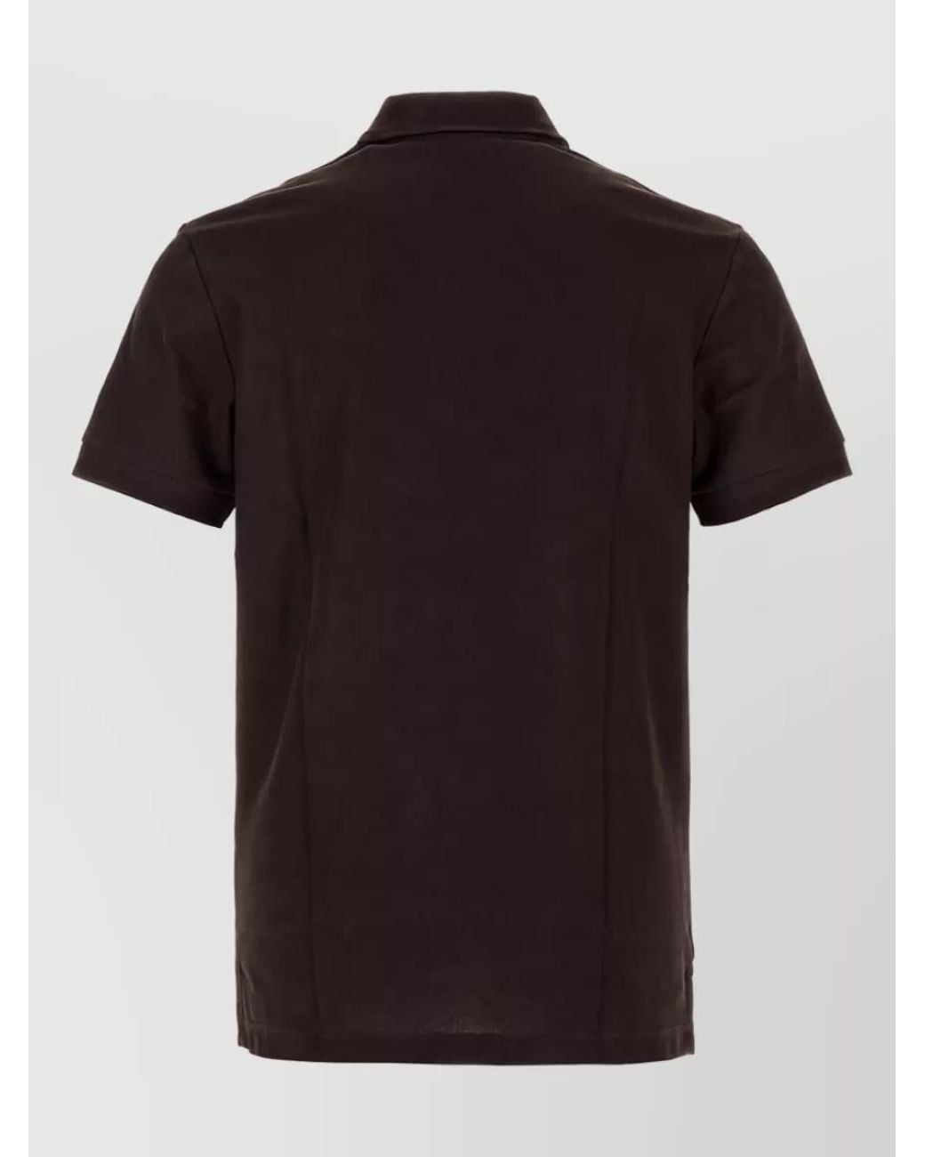 Burberry Black Cotton Piqué Polo Shirt for men