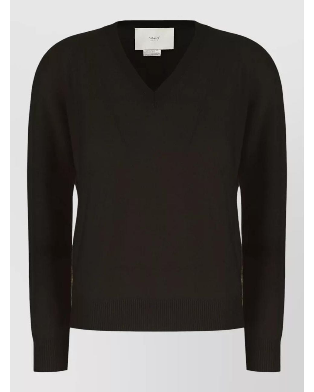 Vanisé Black Cashmere Sweater