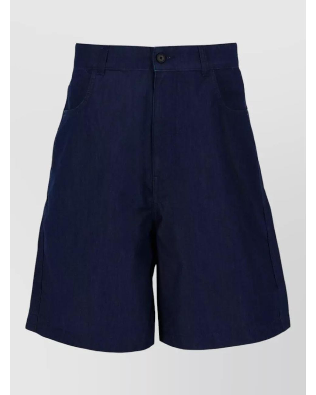 Givenchy Blue Logo Print Regular-Fit Bermuda Shorts for men