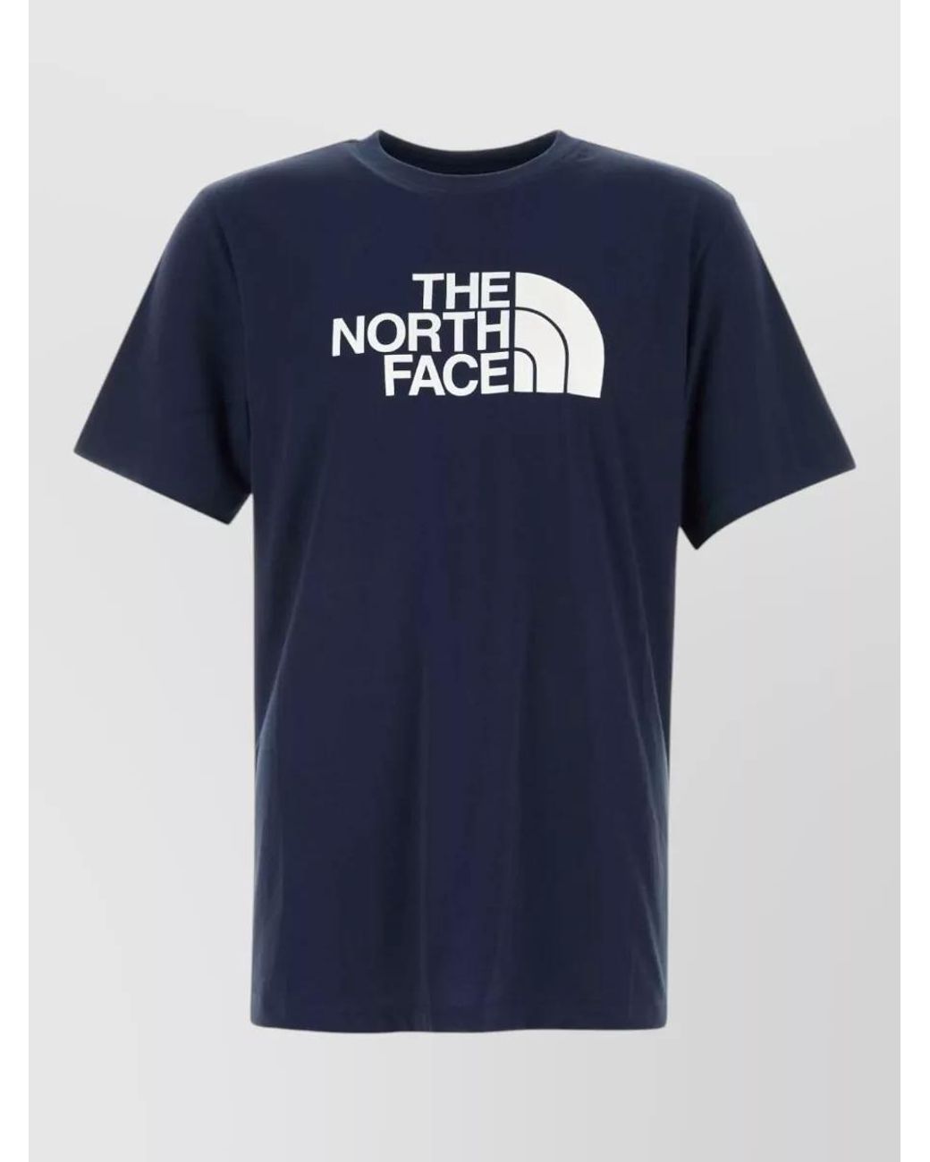 The North Face Blue Cotton Blend T-Shirt for men