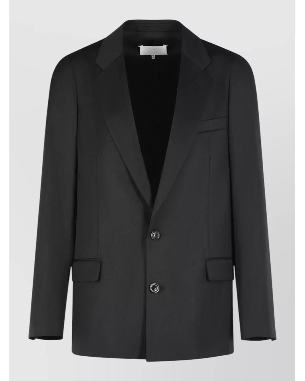 Maison Margiela Black Virgin Wool Blazer