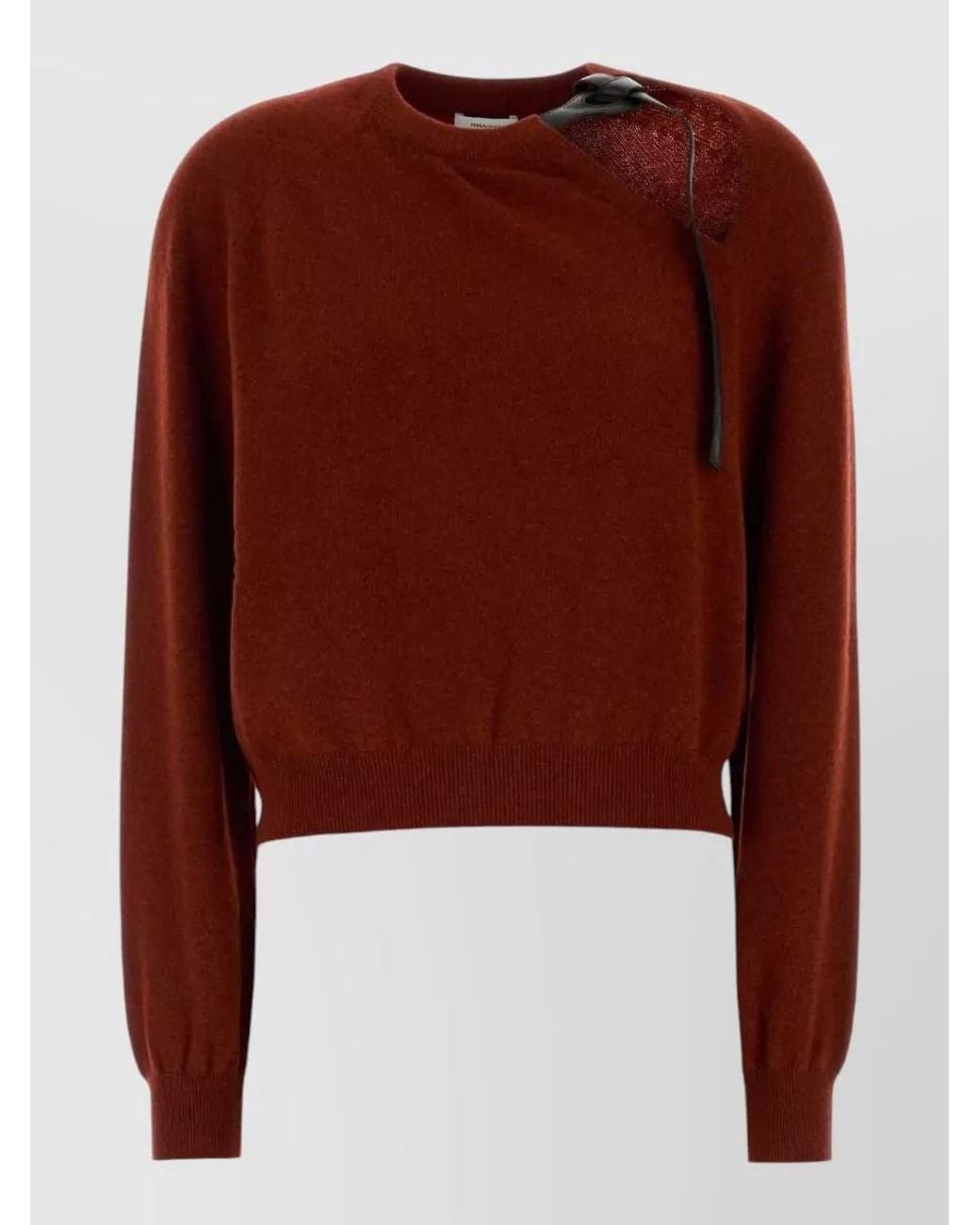 Ferragamo Brown Cashmere Wool Sweater