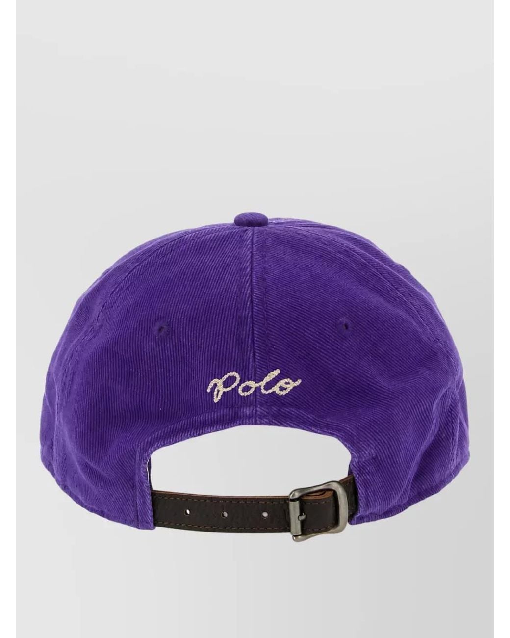 Polo Ralph Lauren Purple Cotton Baseball Cap for men