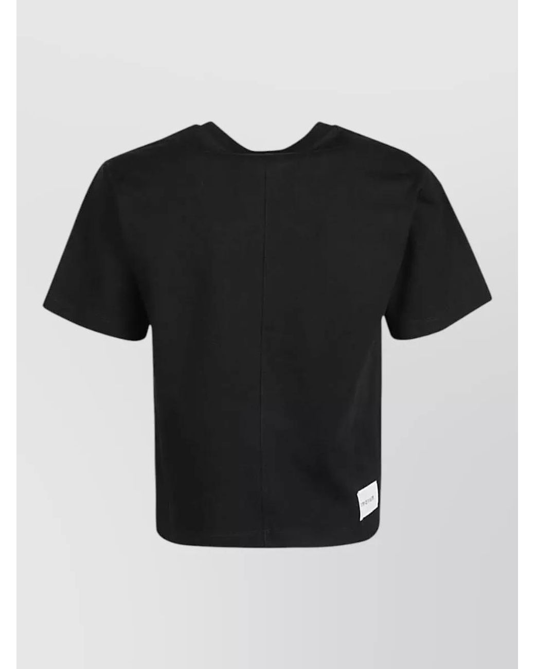 ARMARIUM Black Slim-Fit Cotton Short-Sleeve T-Shirt