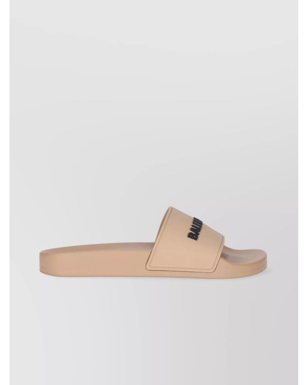 Balenciaga Natural Heeled Sandals With Flat Sole And Open Toe