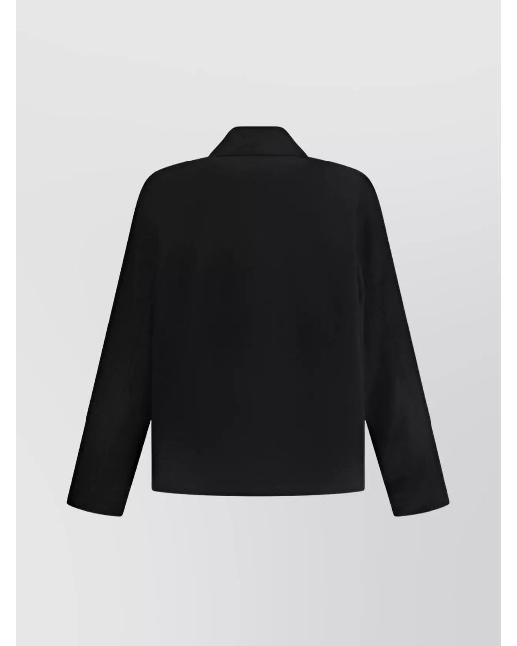 Balenciaga Blue Cotton Bb Garderobe Jacket for men