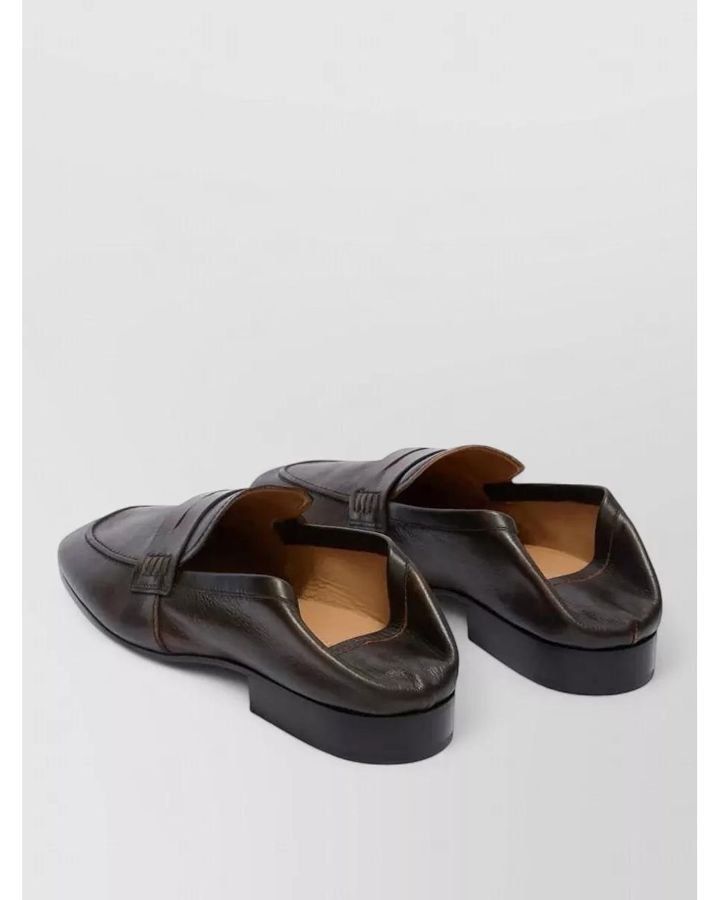 Dries Van Noten Brown Leather Loafers for men