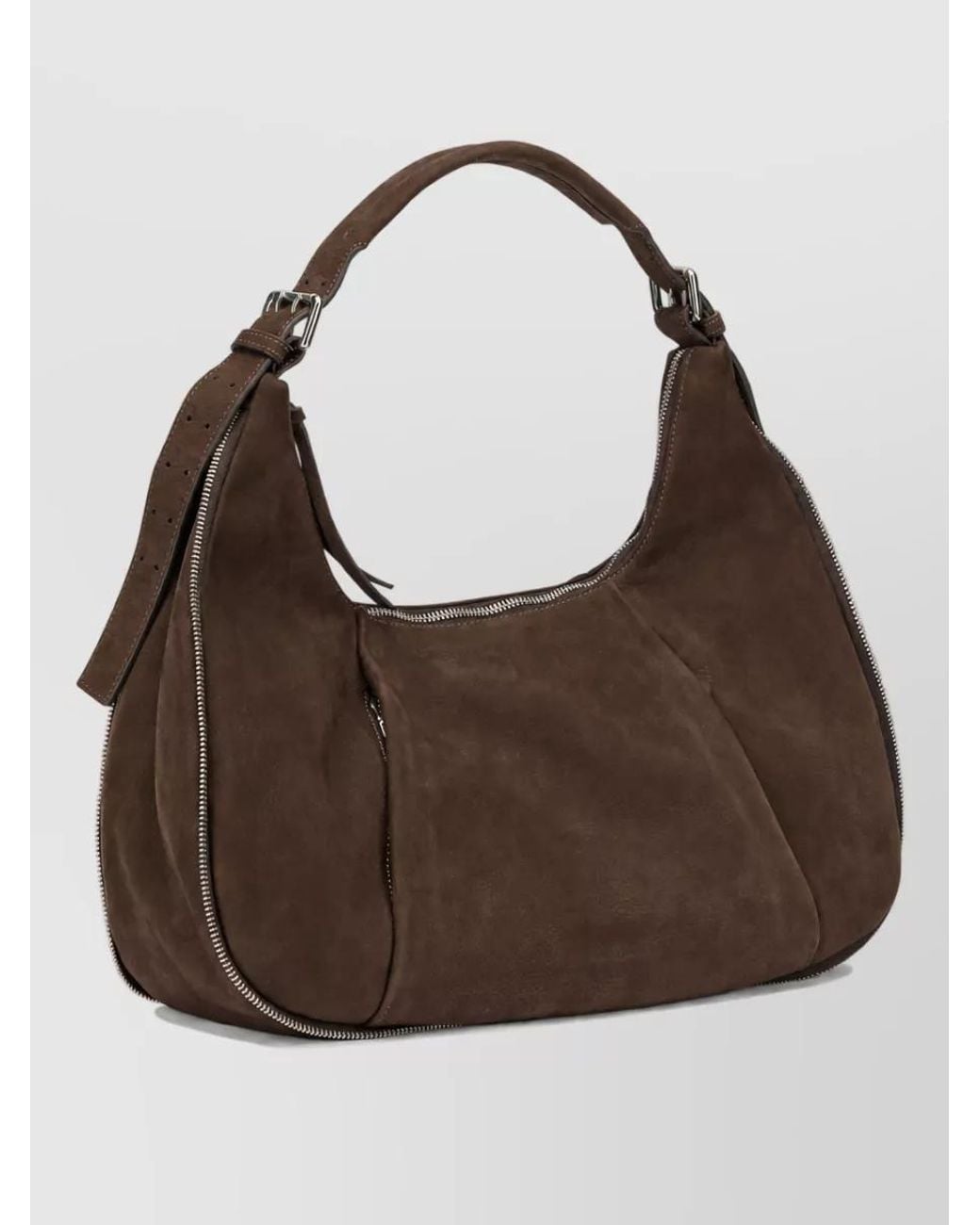 Officine Creative Brown Leather Large Tote Bag