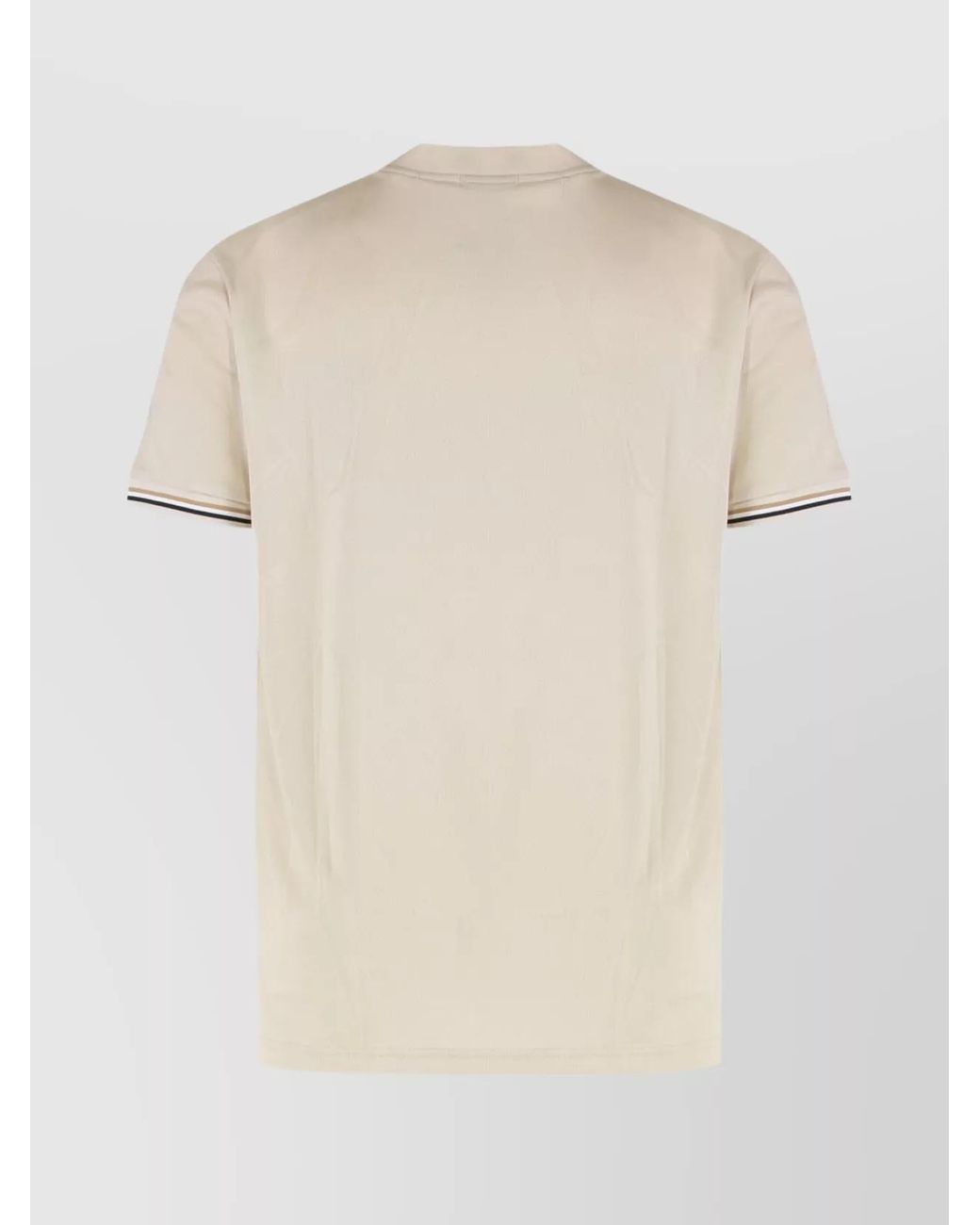 Boss Natural Technical Fabric Logo Print Short Sleeve T-Shirt for men