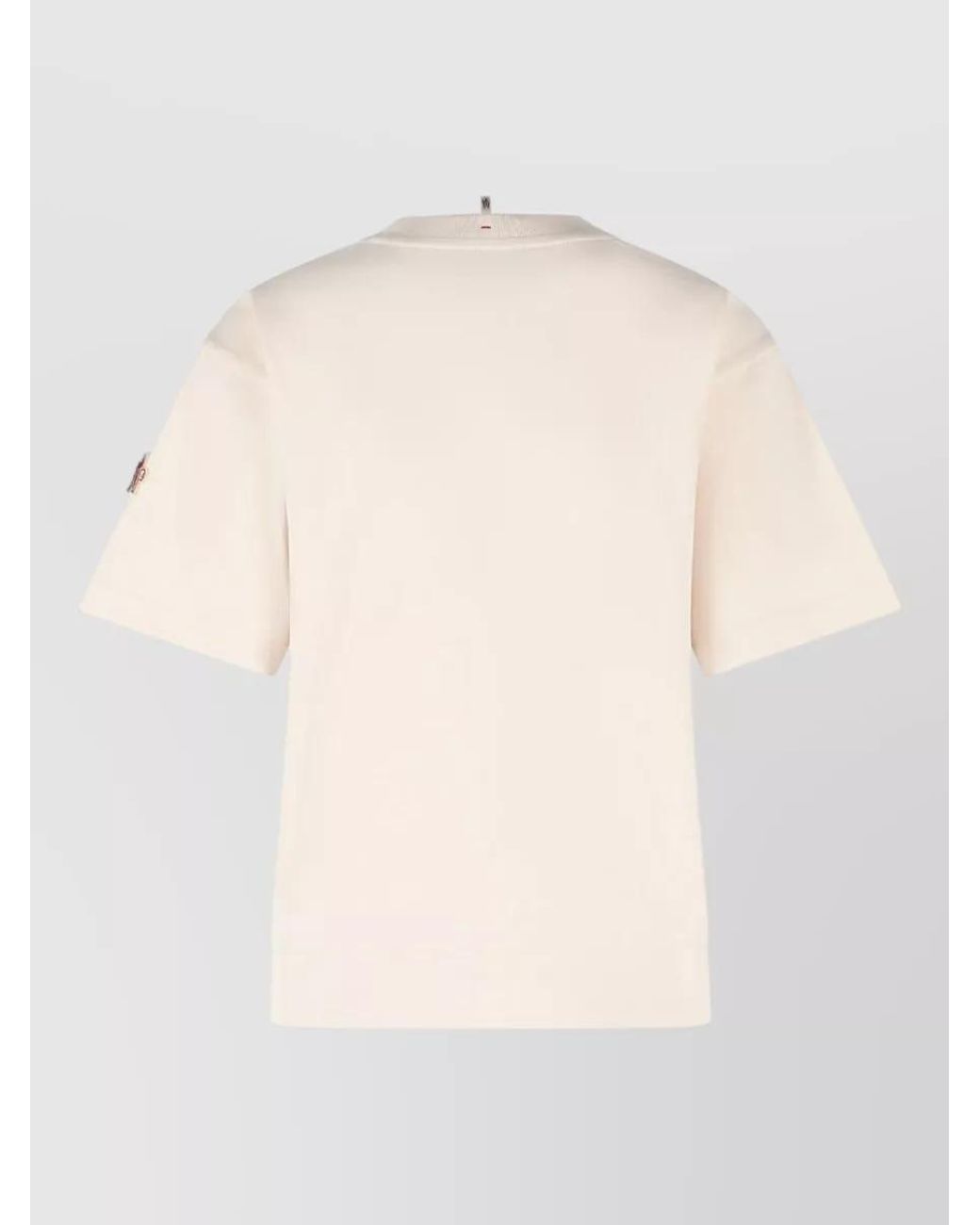 Moncler Natural Cotton T-Shirt