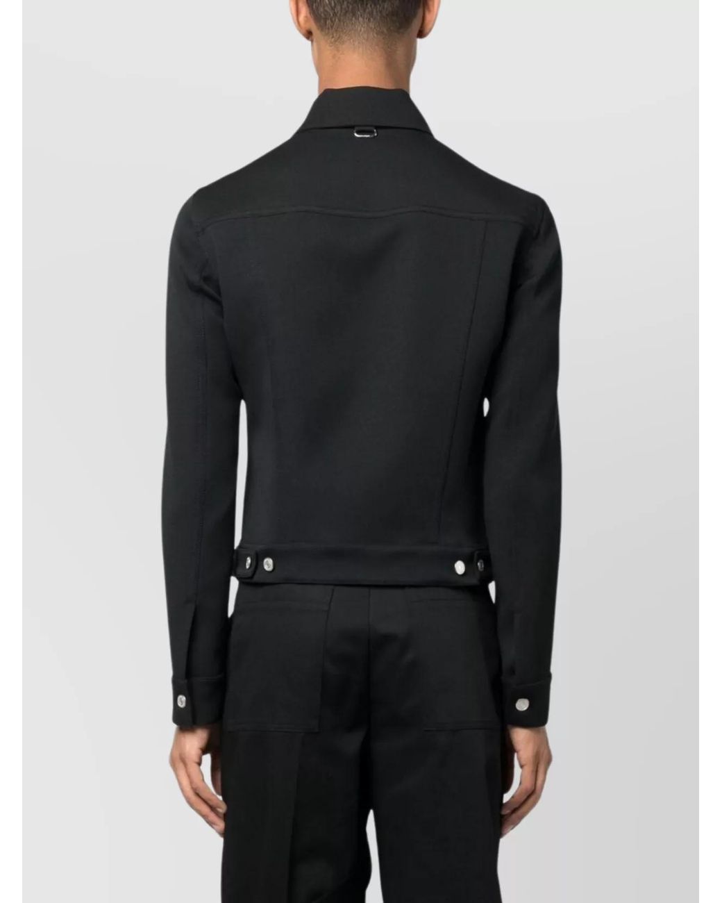Courreges Black Single-Breasted Blazer for men