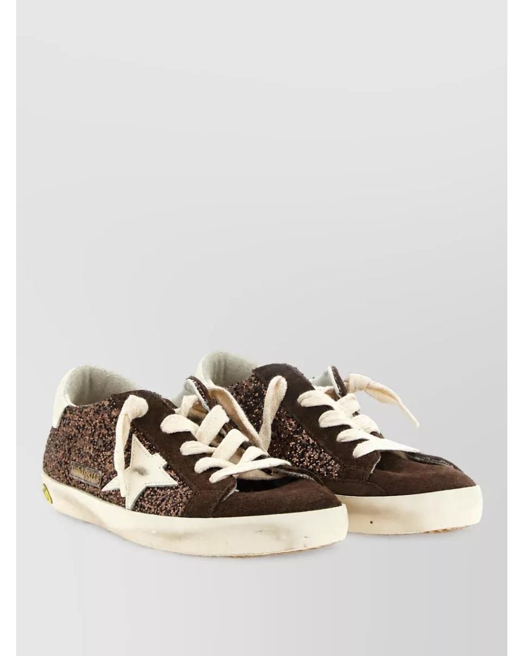 Golden Goose Deluxe Brand Multicolor Glitter Panel Low-Top Sneakers
