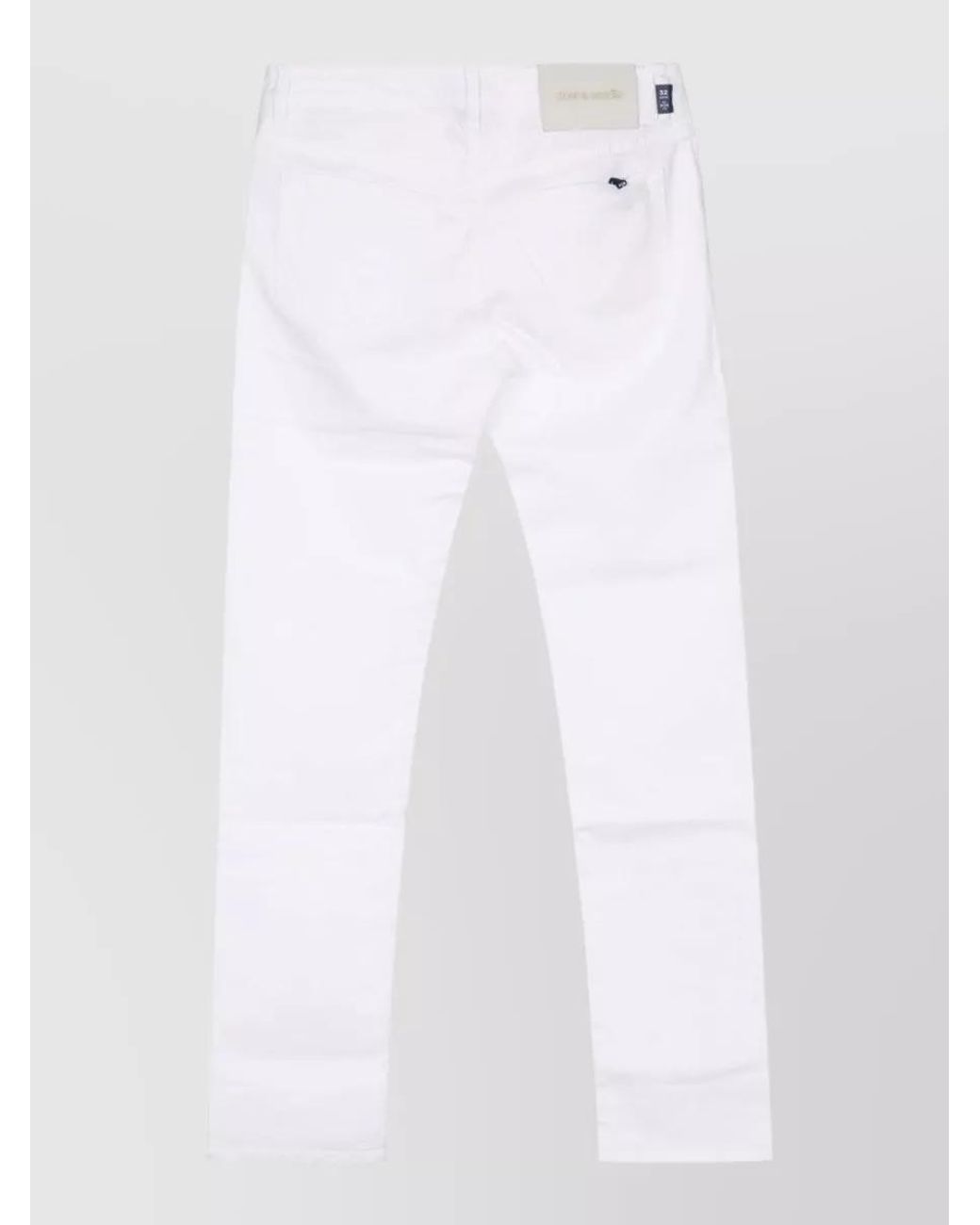 Jacob Cohen White Denim Jeans for men