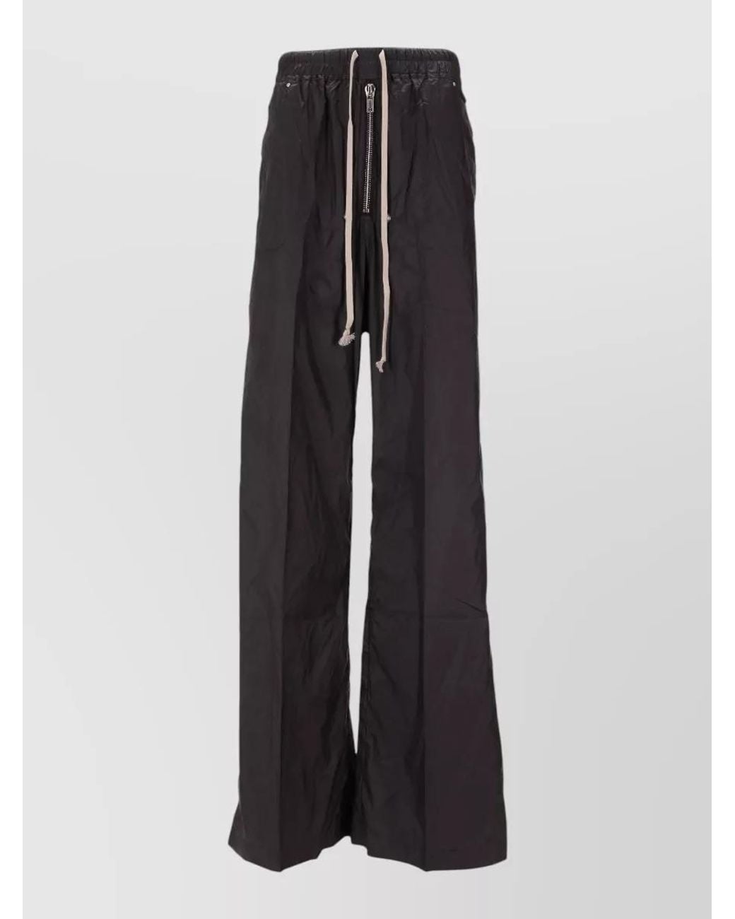 Rick Owens Black Wide-Leg Trousers