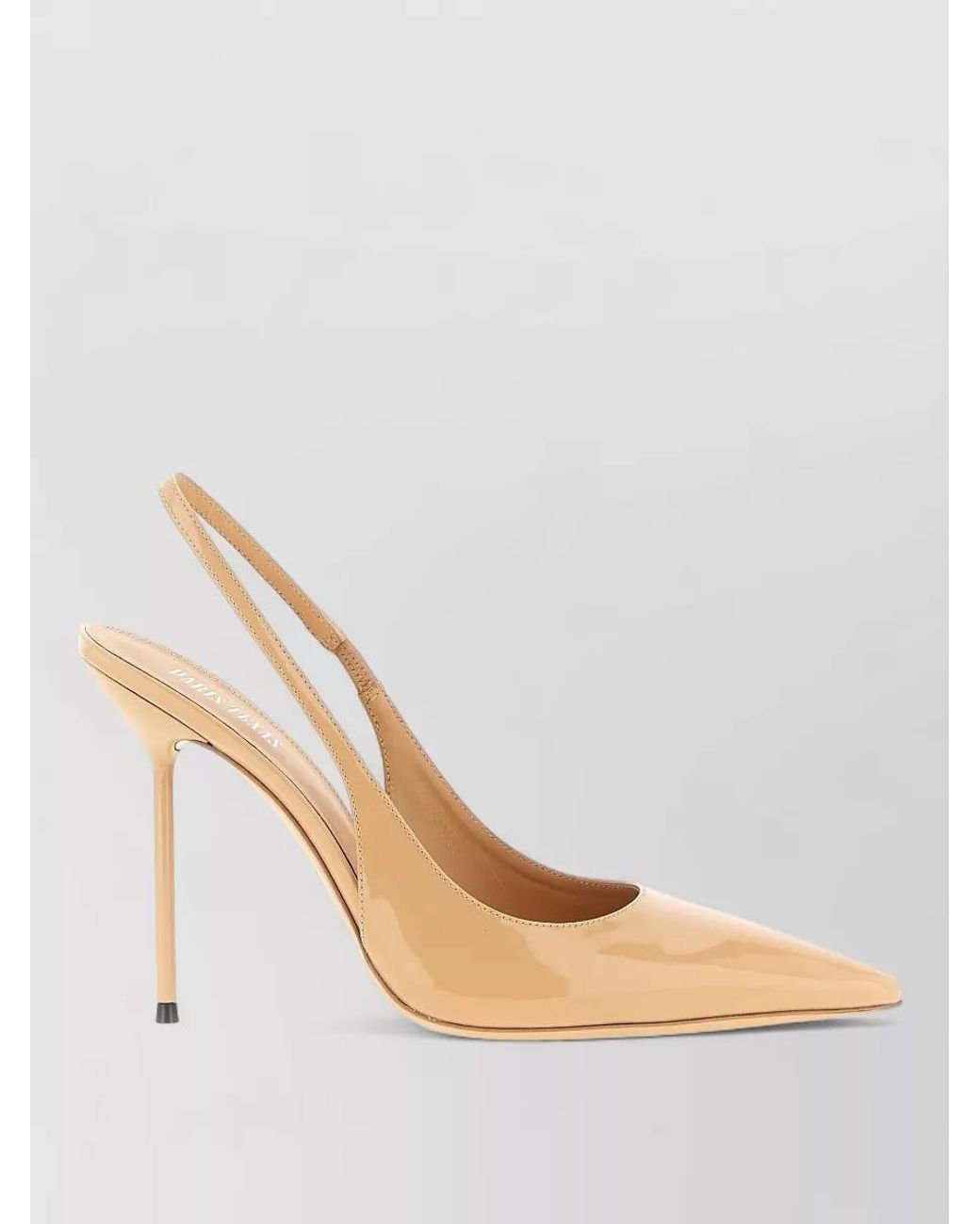 Paris Texas Natural Leather Lidia Slingback Pumps