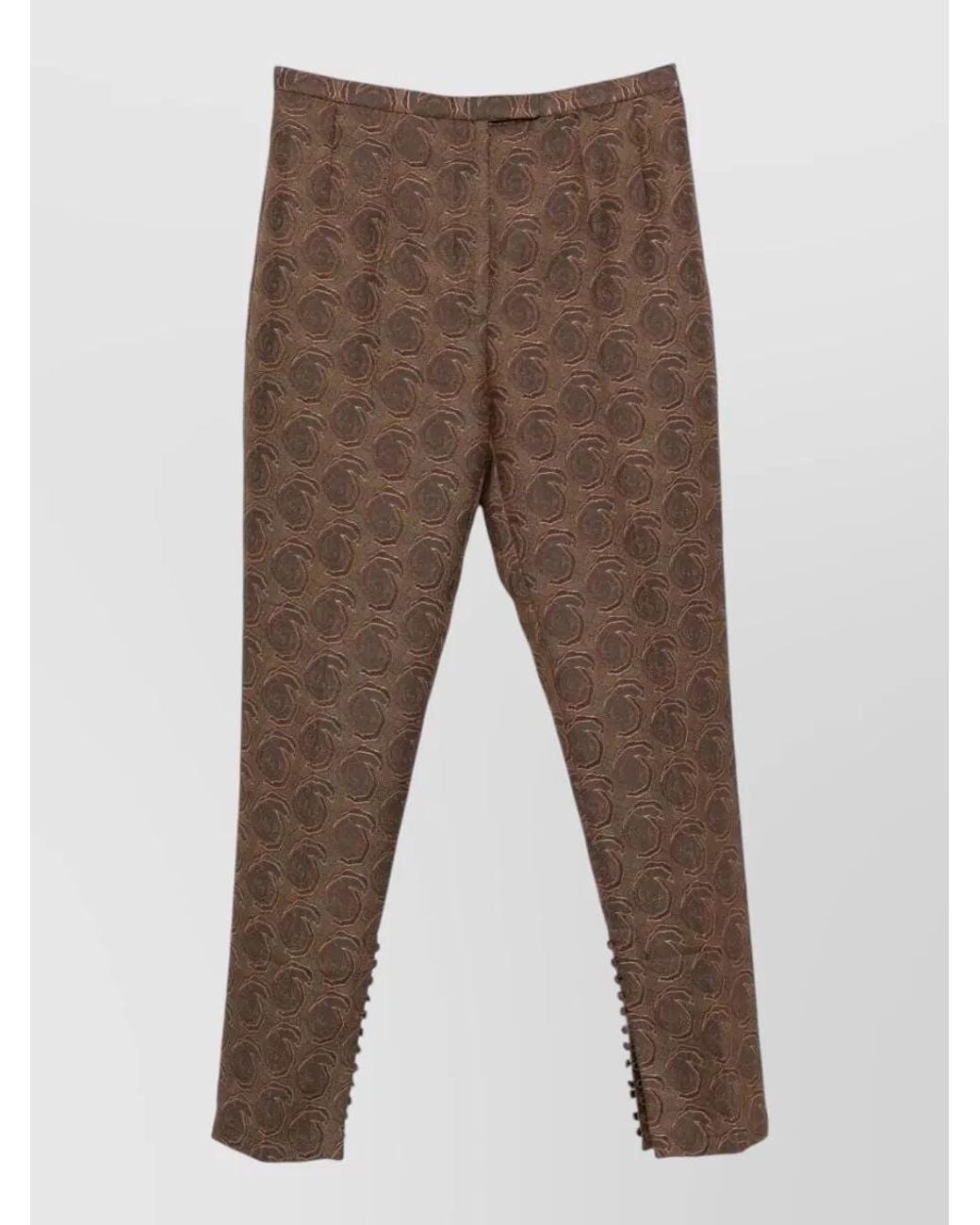 Dries Van Noten Brown Slim-Fit Trousers