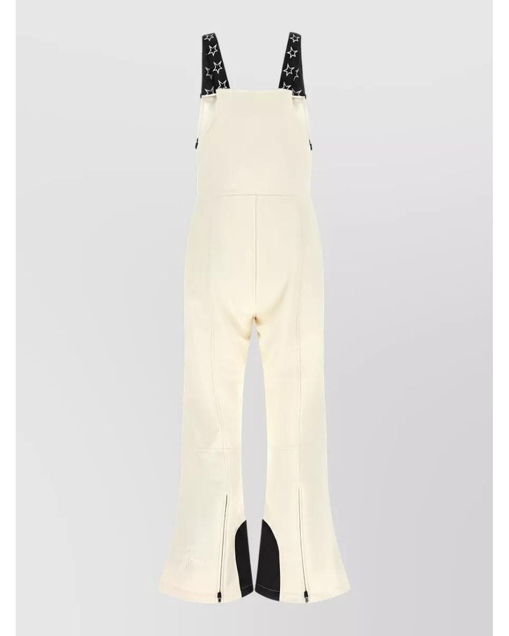 Perfect Moment White Flared Dungarees