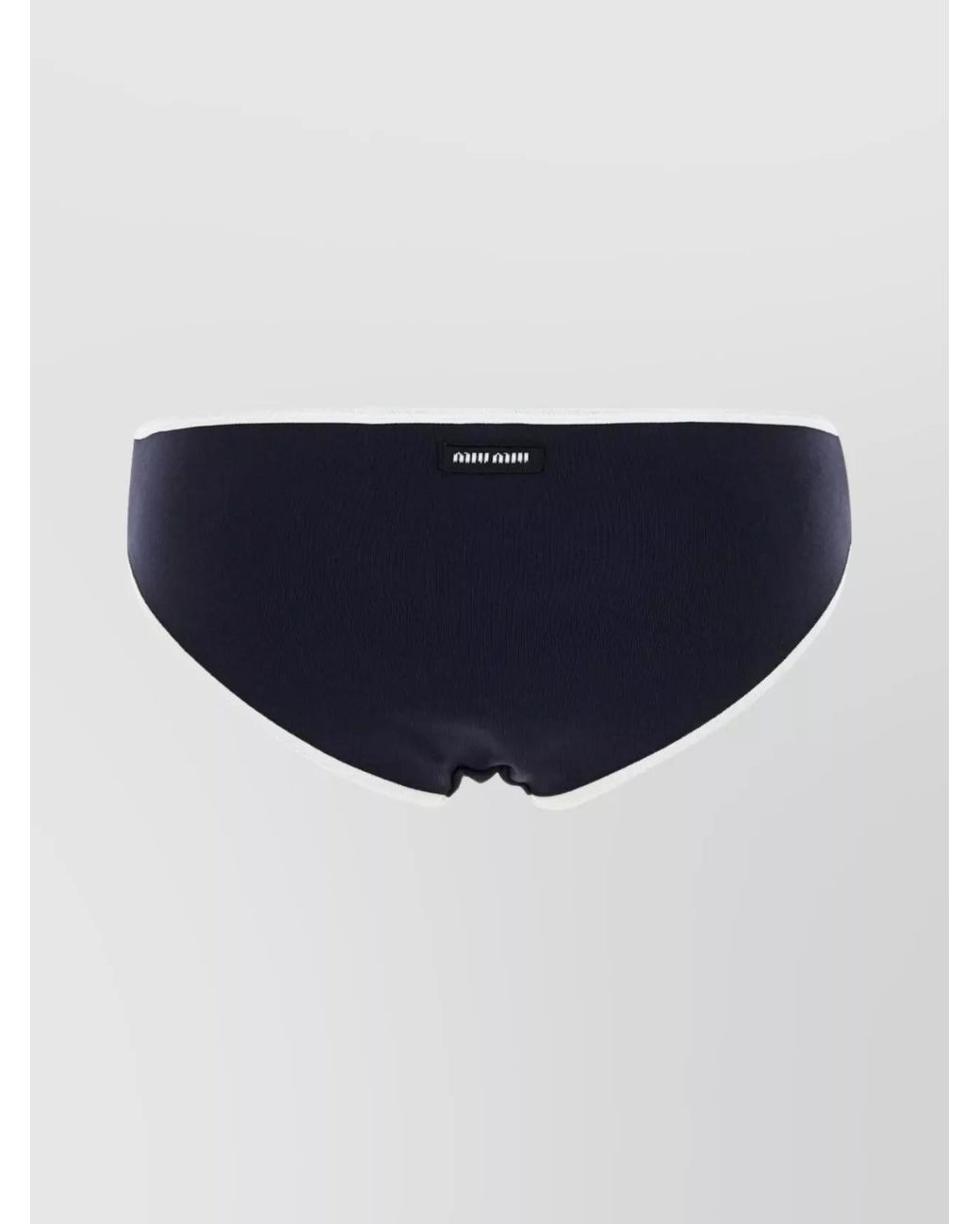 Miu Miu Blue Stretch Bikini Bottoms