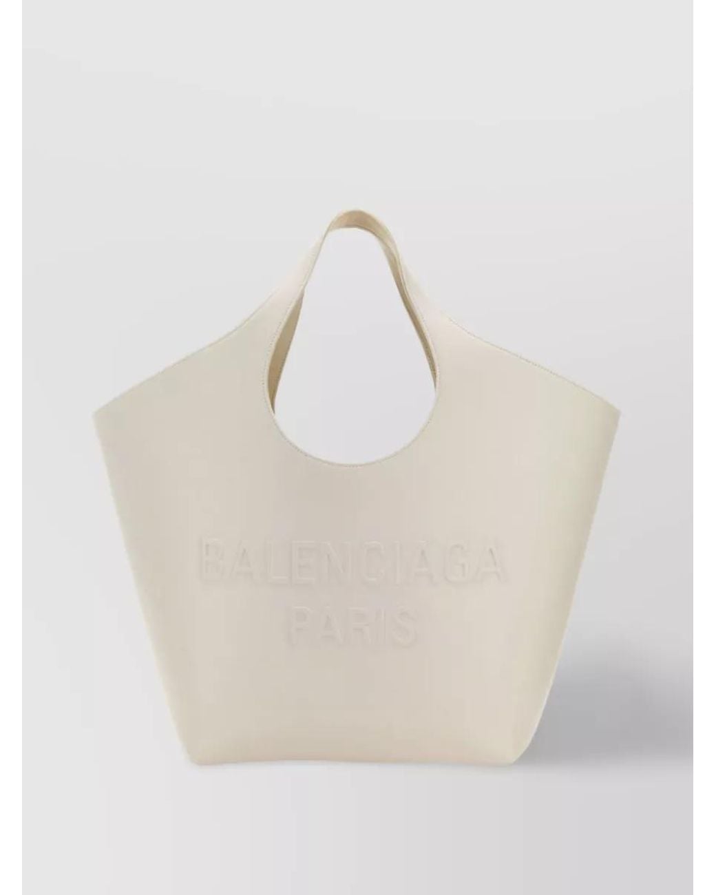 Balenciaga Natural Shopping Leather Tote Bag