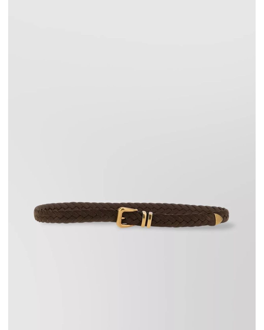 Brunello Cucinelli Multicolor Leather Woven Belt for men