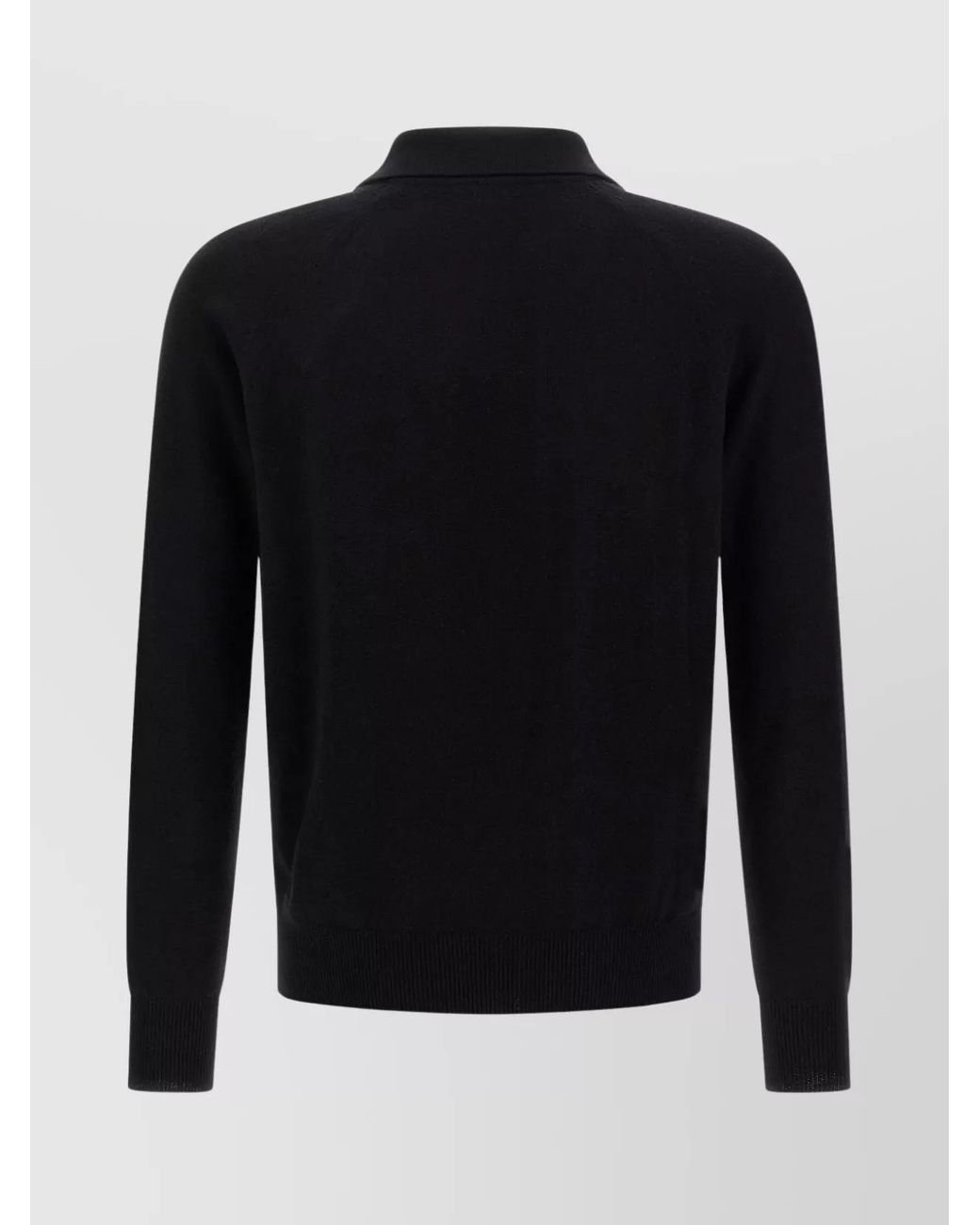 Saint Laurent Blue Wool Polo Shirt for men