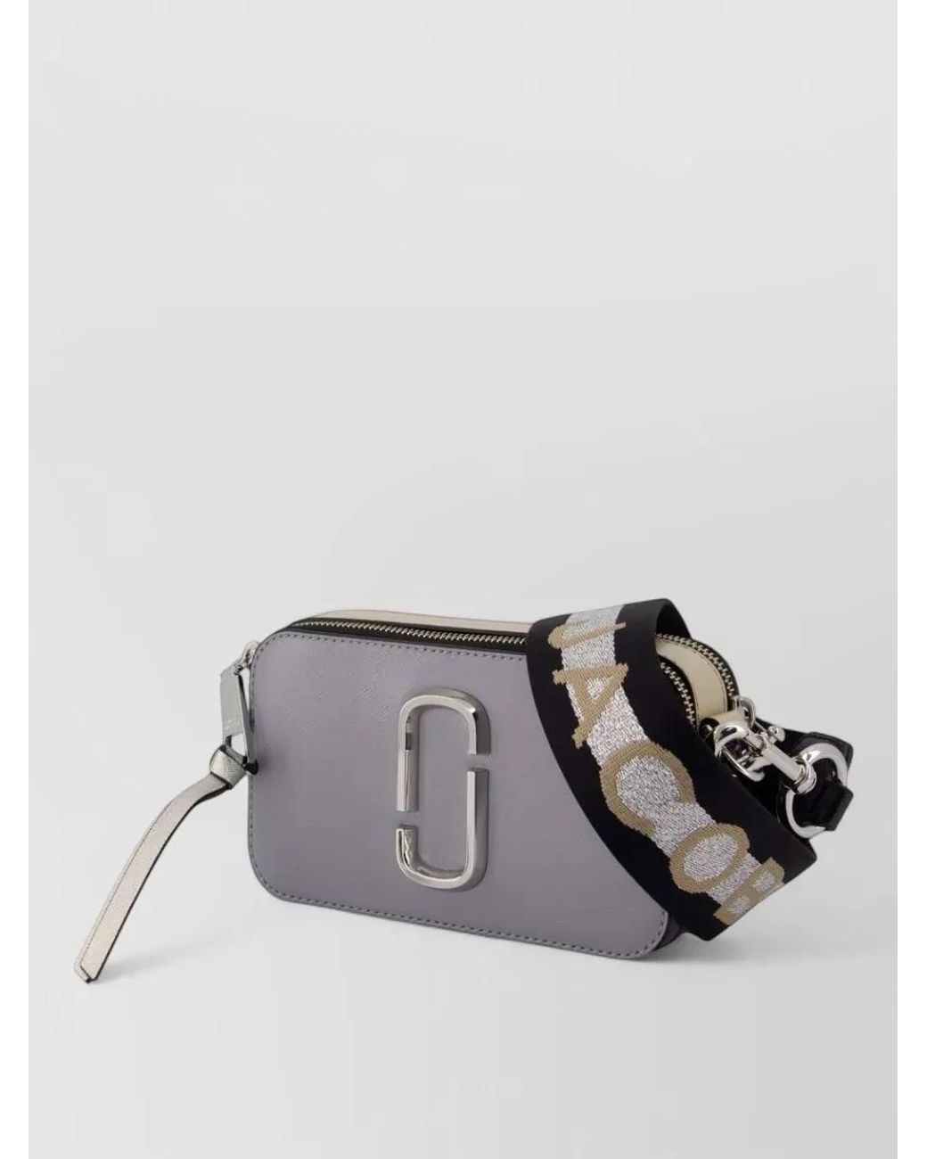 Marc Jacobs Gray The Snapshot Leather Belt Bag