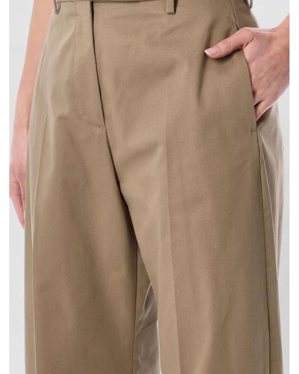 Thelatest Natural High-Rise Straight-Leg Wide-Leg Trousers