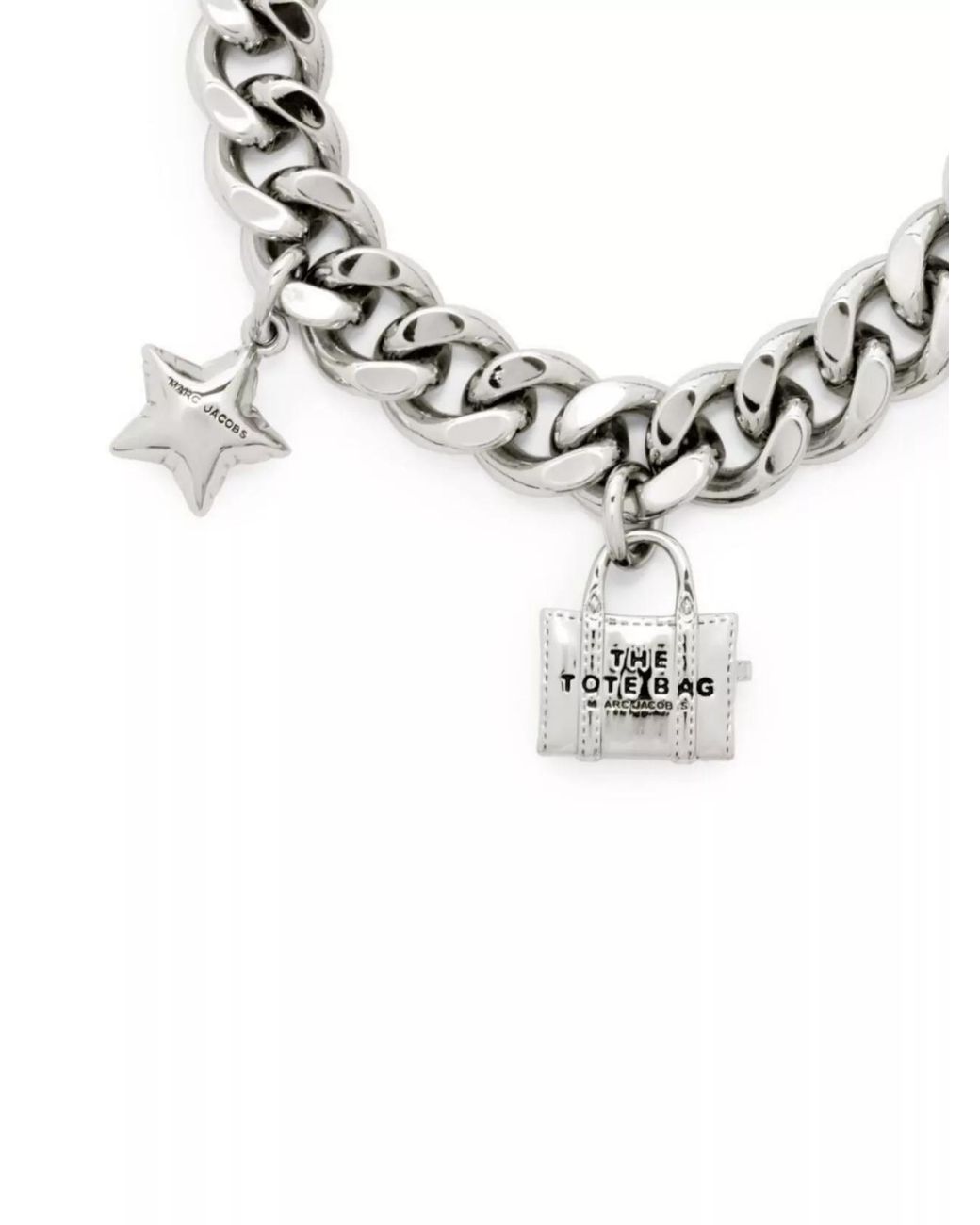 Marc Jacobs Natural Mini Icon Charm Chain Bracelet