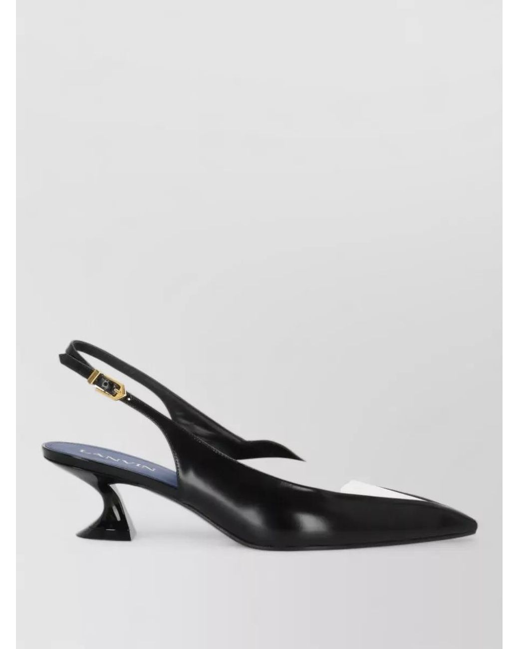 Lanvin Multicolor Patent Leather Slingback Pumps