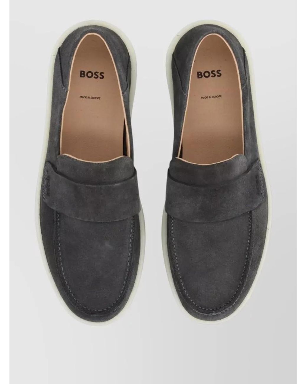 Boss Multicolor Leather Loafers for men