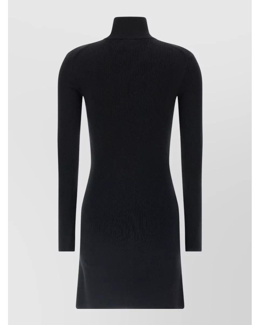 Courreges Blue Wool Mini Dress