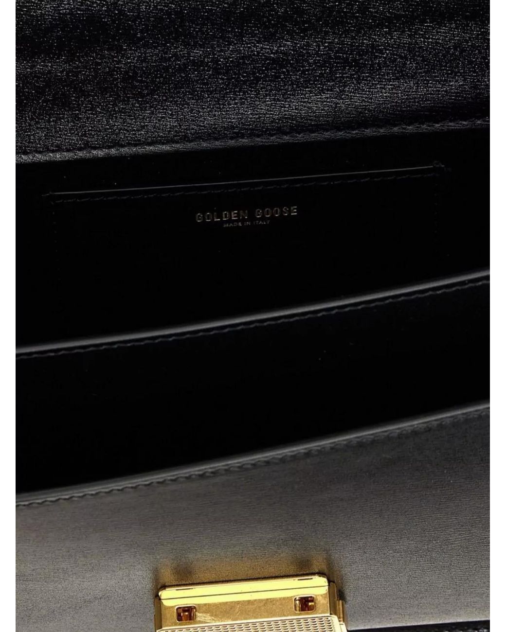Golden Goose Deluxe Brand Black Leather Shoulder Bag