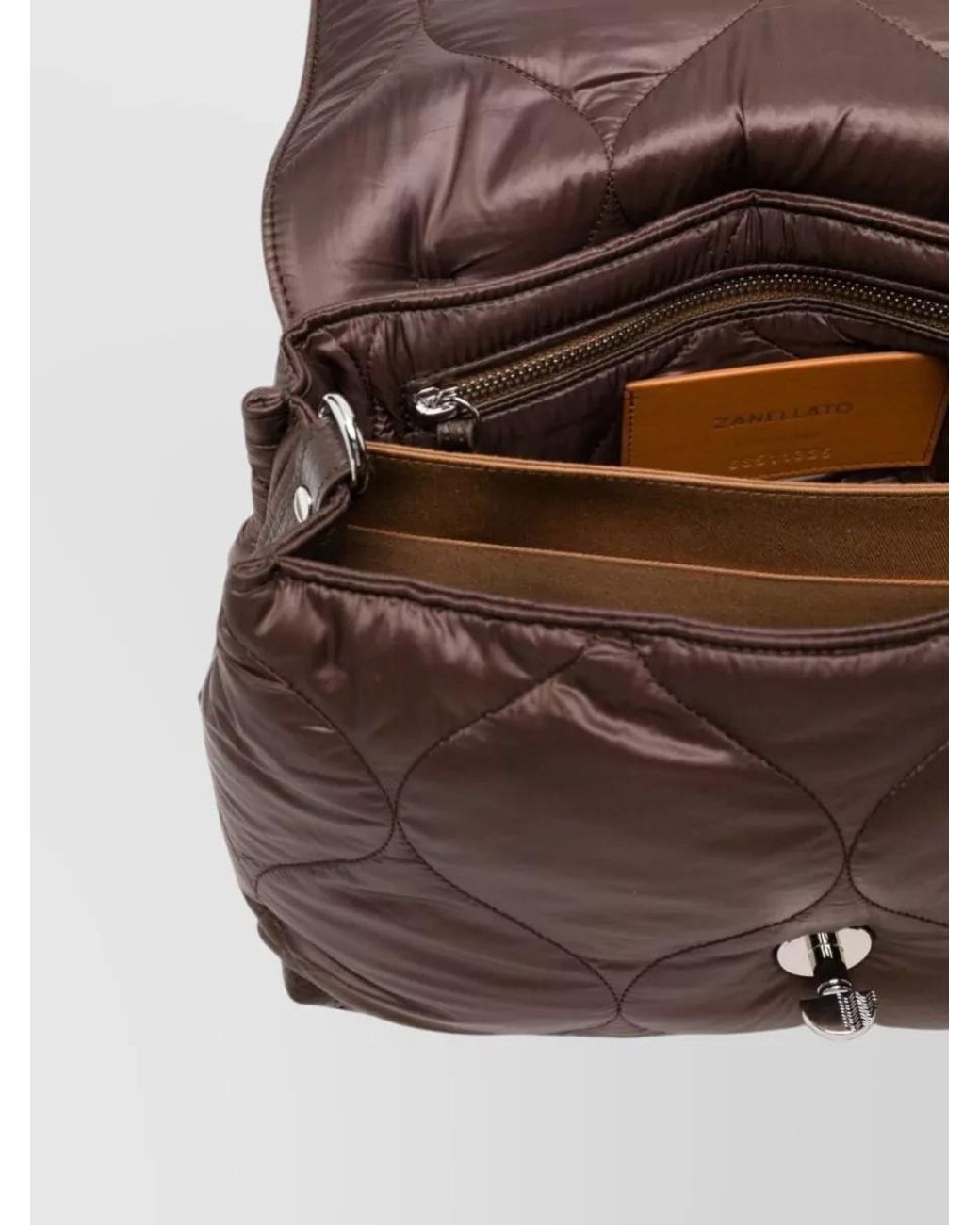 Zanellato Brown Quilted Shoulder Bag